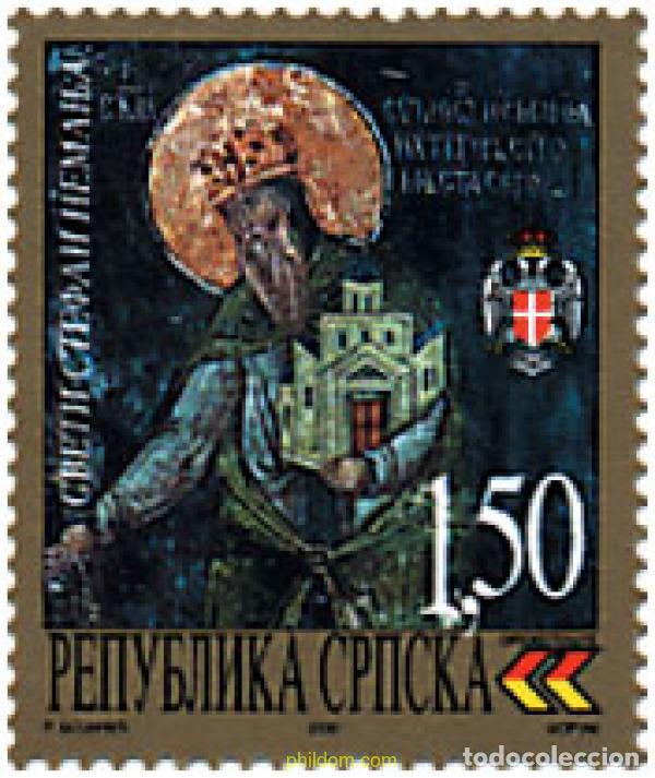 Sellos: 81098 MNH BOSNIA-HERZEGOVINA. Adm Serbia 2000 800 ANIVERSARIO DE LA MUERTE DE ETIENNE NEMANJA