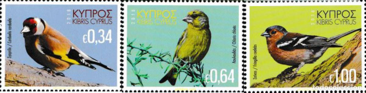Sellos: 598751 MNH CHIPRE 2018 FAUNA - AVES