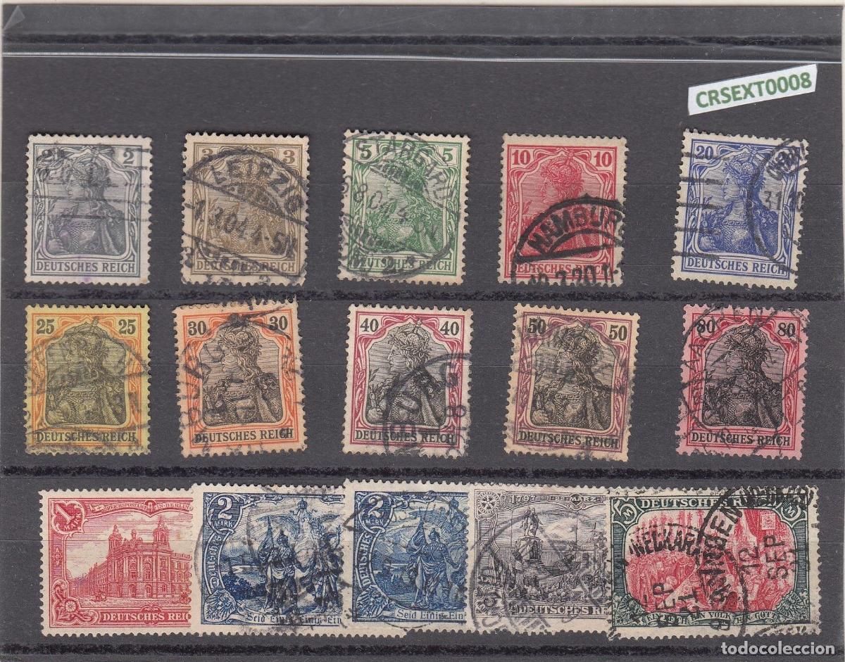 Sellos: CRSEXT0008 SELLOS ALEMANIA IMPERIO N&ordm; CAT 66-80 USADOS