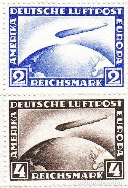 Sellos: CRSEXT0012BIS SELLOS ALEMANIA IMPERIO AEREOS AV 36-37 X EL 36 SIN GOMA