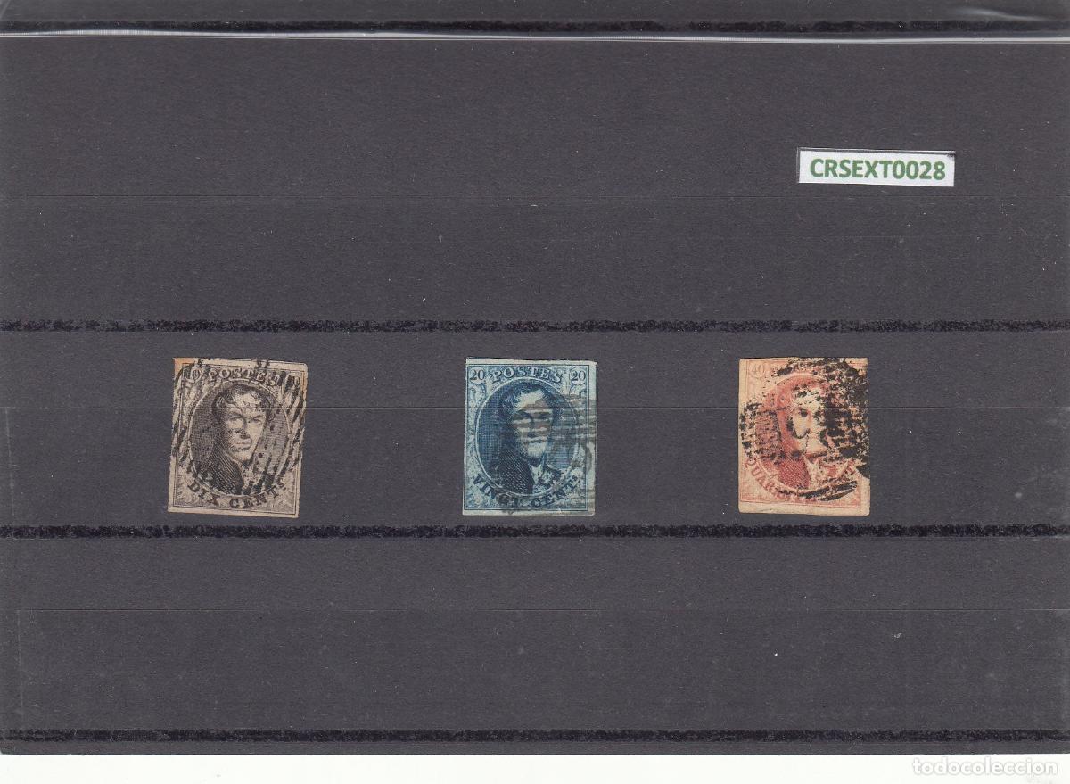 Sellos: CRSEXT0028 SELLOS BELGICA N&ordm; CAT 6-8 USADOS