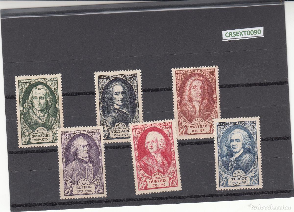 Briefmarken: CRSEXT0090 SELLOS FRANCIA N&ordm; CAT 853-8 XX SIN CHARNELA