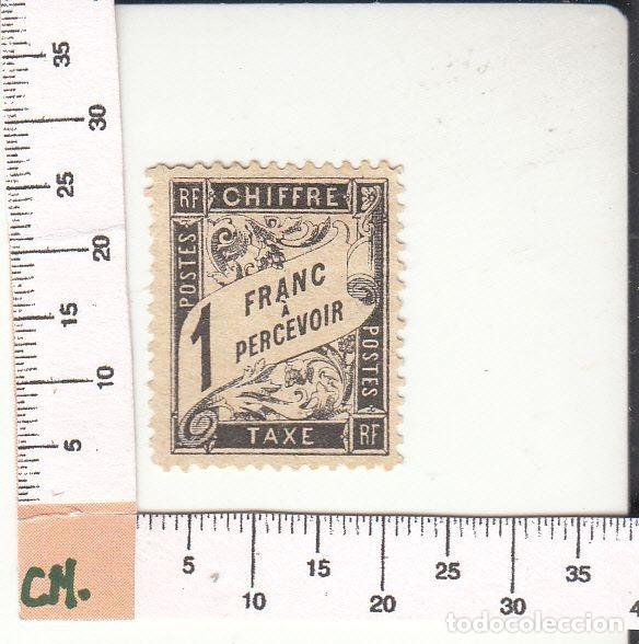 Briefmarken: CRSEXT0093 SELLO FRANCIA (TAXA) N&ordm; CAT 22 SIN GOMA SIN MATASELLAR