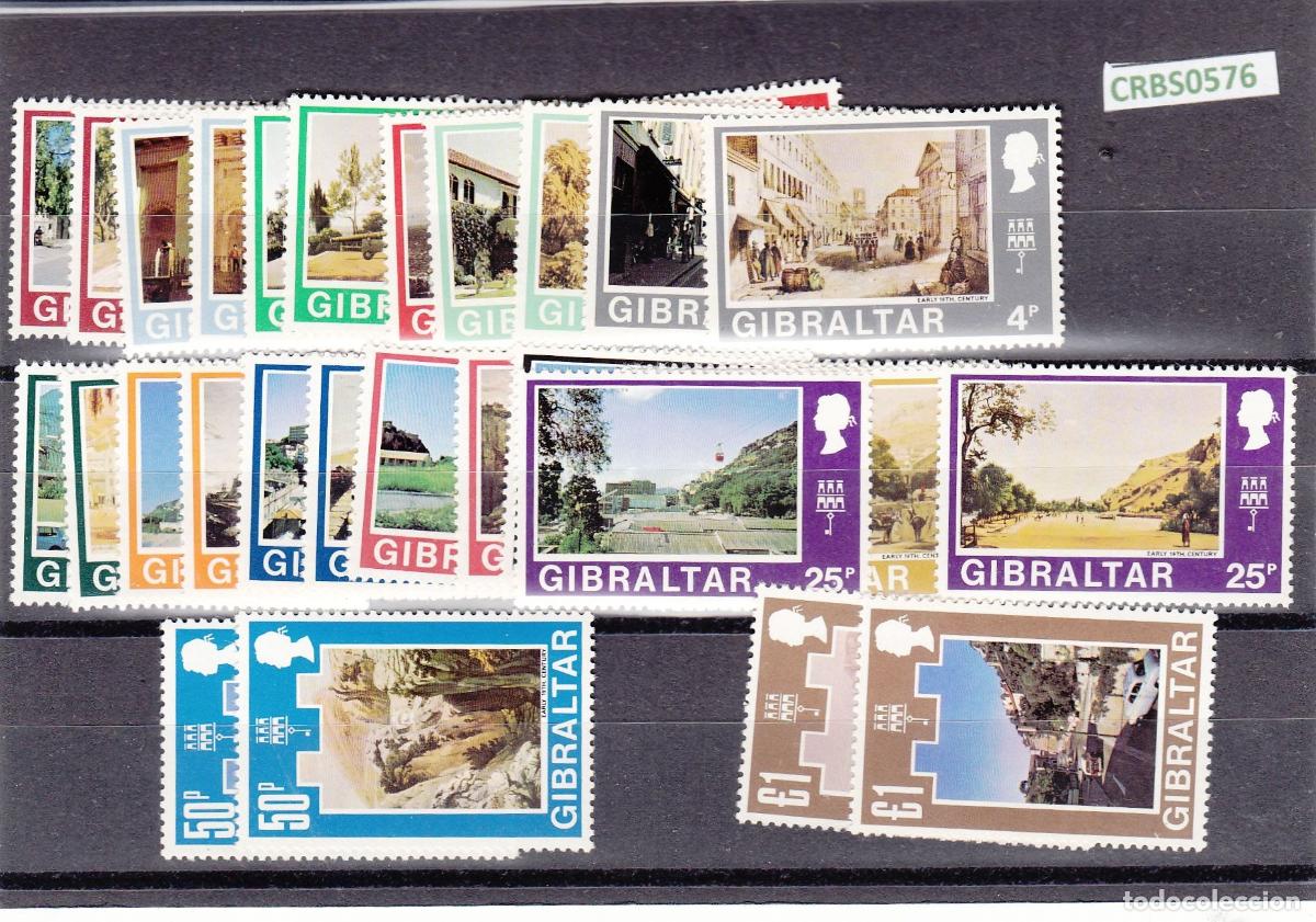 Timbres: CREXT0102 SELLOS GIBRALTAR N&ordm; CAT 239-70 XX SIN CHARNELA