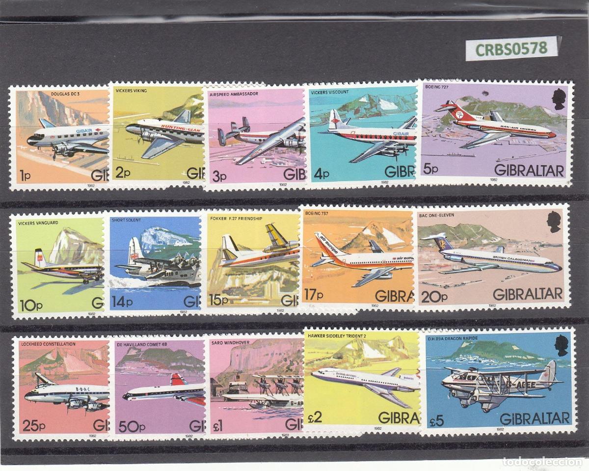 Timbres: CREXT0104 SELLOS GIBRALTAR N&ordm; CAT 439-53 XX SIN CHARNELA