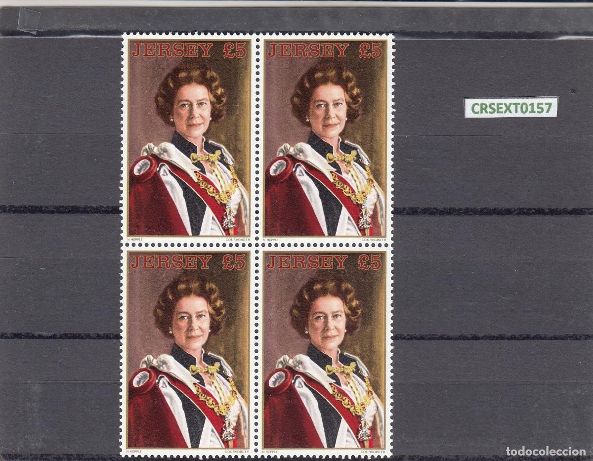 Briefmarken: CRSEXT0157 SELLOS JERSEY N&ordm; CAT 307 XX BLOQUE DE 4 SIN CHARNELA