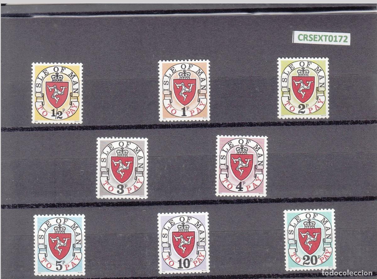 Sellos: CRSEXT0172 SELLOS MAN (TAXA) N&ordm; CAT 1-8 XX SIN CHARNELA