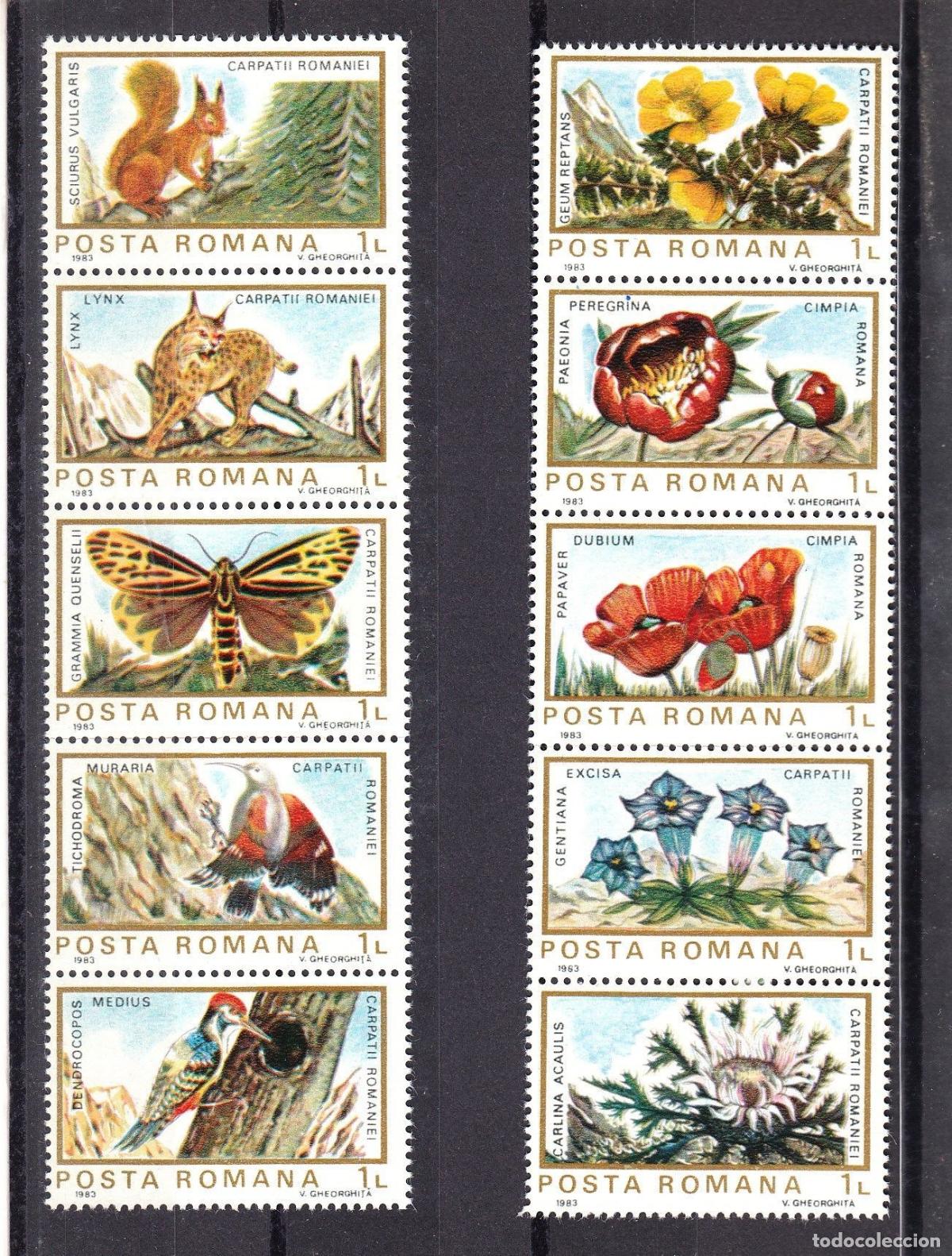 Timbres: CRSEXT0224 SELLOS RUMANIA N&ordm; 3465-74 XX SIN CHARNELA