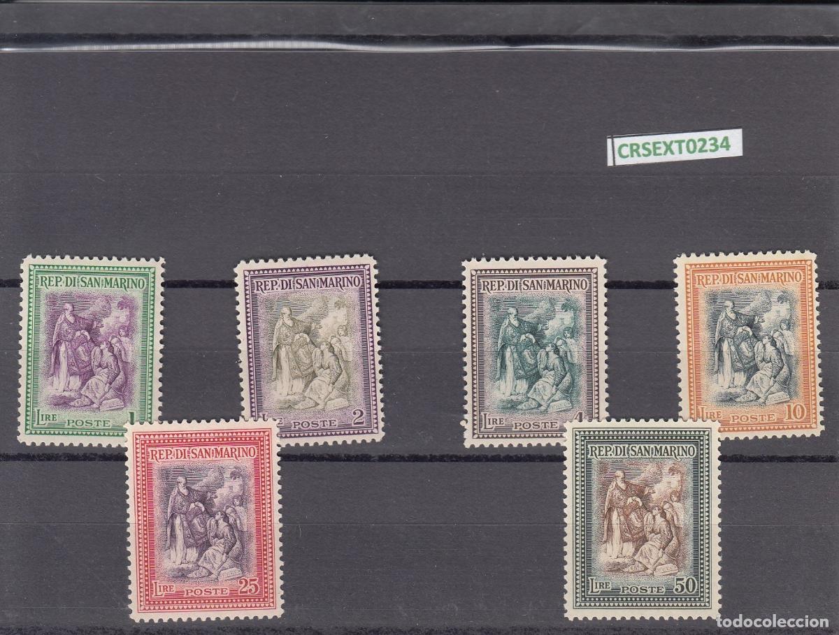 Timbres: CREXT0234 SELLOS SAN MARINO CAT N&ordm; 290-5 X CON CHARNELA