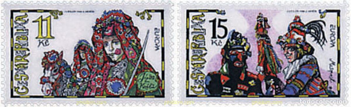 Sellos: 63118 MNH CHEQUIA 1998 EUROPA CEPT. FESTIVALES Y FIESTAS NACIONALES