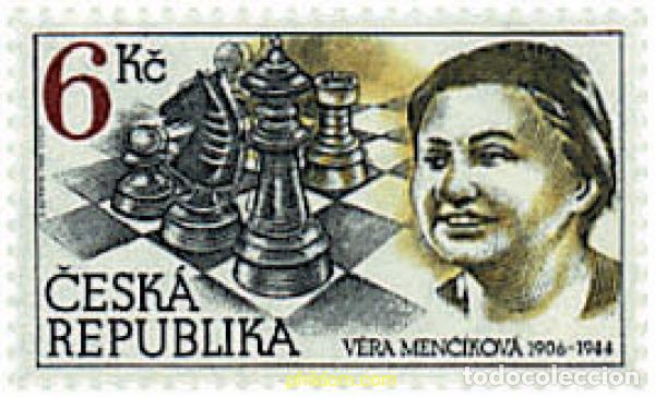 Sellos: 30617 MNH CHEQUIA 1996 90 ANIVERSARIO DE VERA MENCHIK