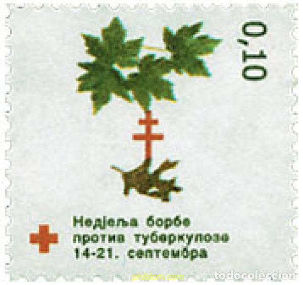 Sellos: 100527 MNH BOSNIA-HERZEGOVINA. Adm Serbia 2001 SEMANA CONTRA LA TUBERCULOSIS
