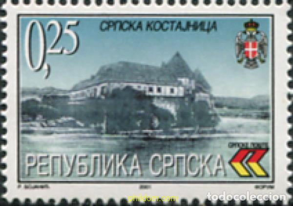 Sellos: 114562 MNH BOSNIA-HERZEGOVINA. Adm Serbia 2001 TURISMO
