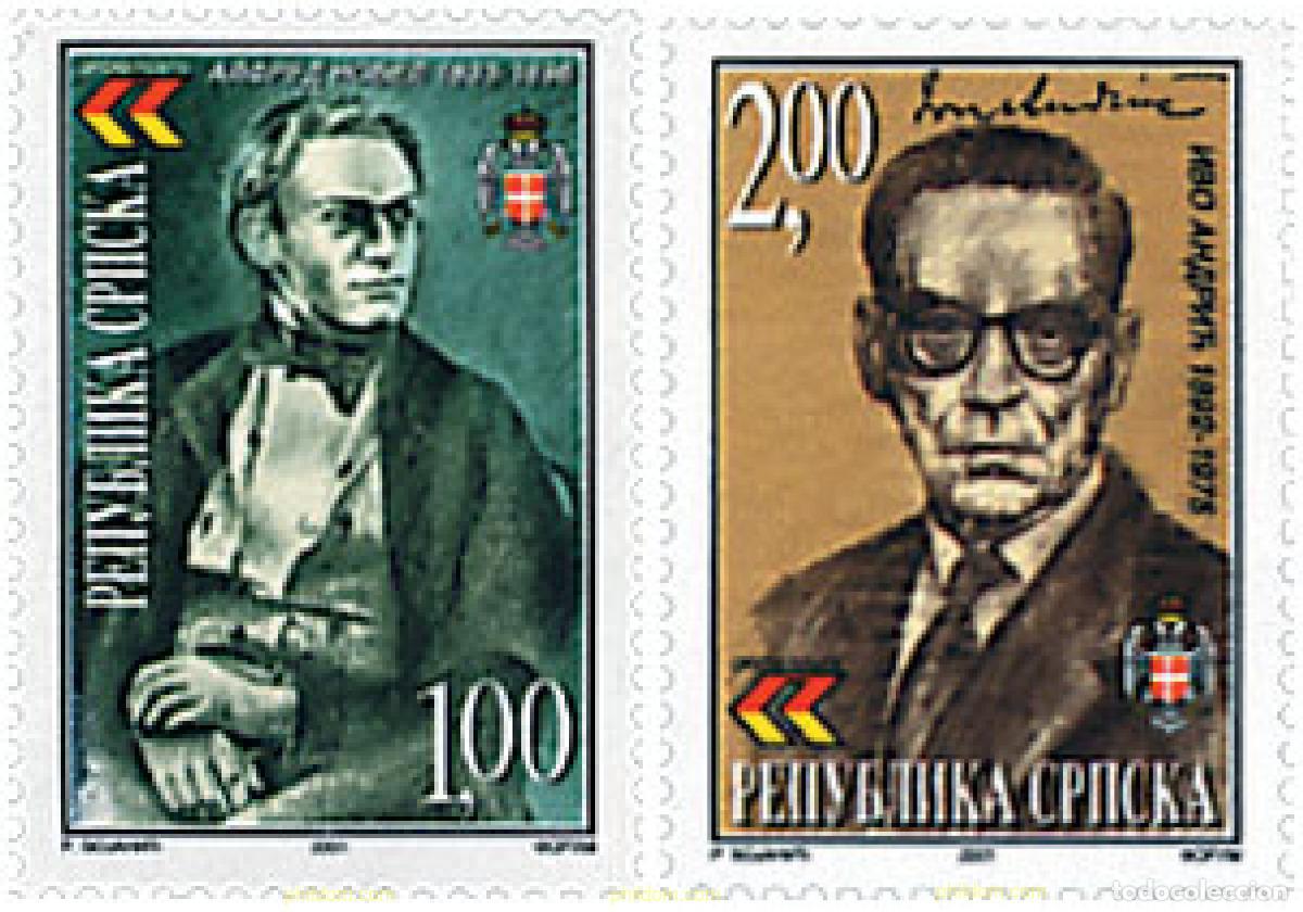 Sellos: 87872 MNH BOSNIA-HERZEGOVINA. Adm Serbia 2001 CENTENARIO DE LOS PREMIOS NOBEL