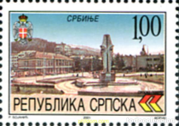 Sellos: 114567 MNH BOSNIA-HERZEGOVINA. Adm Serbia 2001 TURISMO