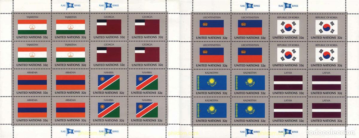 Sellos: 10197 MNH NACIONES UNIDAS. Nueva York 1997 BANDERAS DE LOS ESTADOS MIEMBRO DE LAS NACIONES UNIDAS