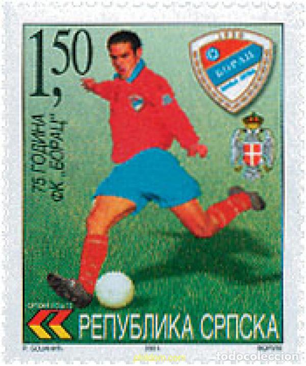 Sellos: 110558 MNH BOSNIA-HERZEGOVINA. Adm Serbia 2001 75 ANIVERSARIO DEL BORAC