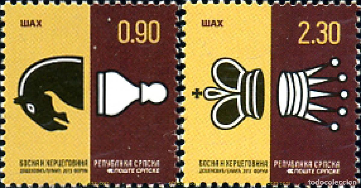 Sellos: 343870 MNH BOSNIA-HERZEGOVINA. Adm Serbia 2013 AJEDREZ