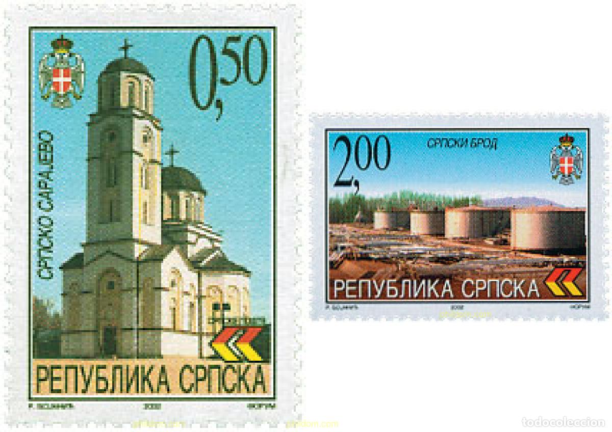 Sellos: 100528 MNH BOSNIA-HERZEGOVINA. Adm Serbia 2002 TURISMO