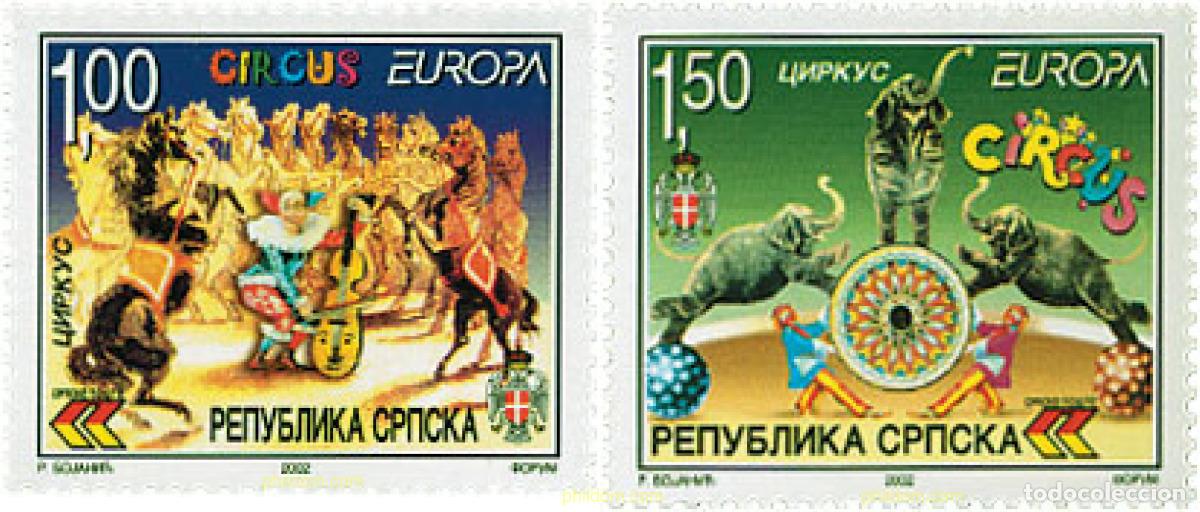 Sellos: 100535 MNH BOSNIA-HERZEGOVINA. Adm Serbia 2002 EUROPA CEPT. GRANDES DESCUBRIMIENTOS