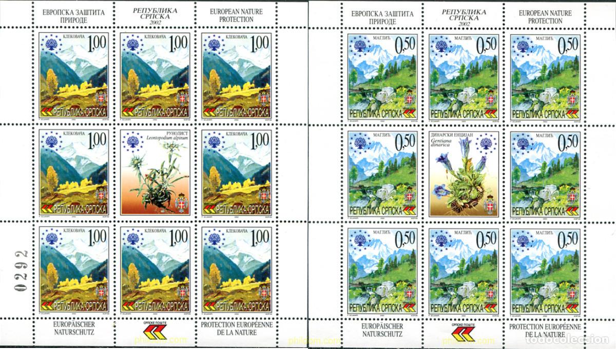 Sellos: 113938 MNH BOSNIA-HERZEGOVINA. Adm Serbia 2002 NATURALEZA