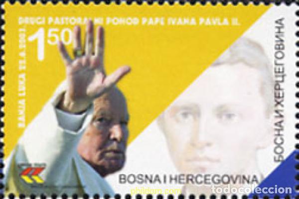 Sellos: 794505 MNH BOSNIA-HERZEGOVINA. Adm Serbia 2003 VISITA DEL PAPA JUAN PABLO II