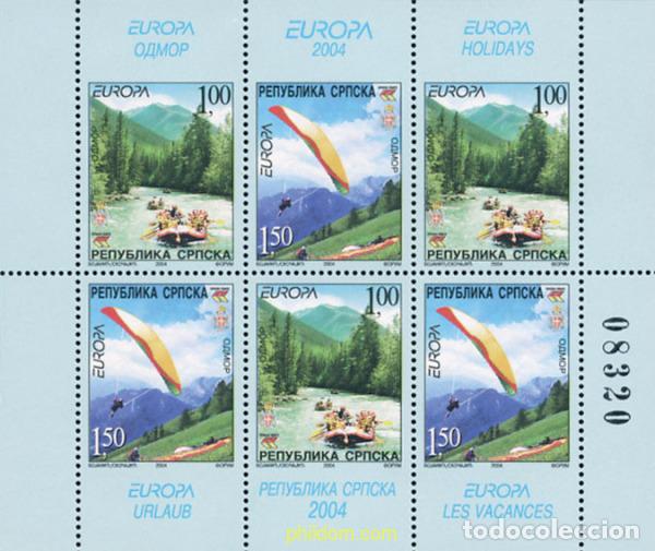 Sellos: 241744 MNH BOSNIA-HERZEGOVINA. Adm Serbia 2004 EUROPA CEPT. VACACIONES