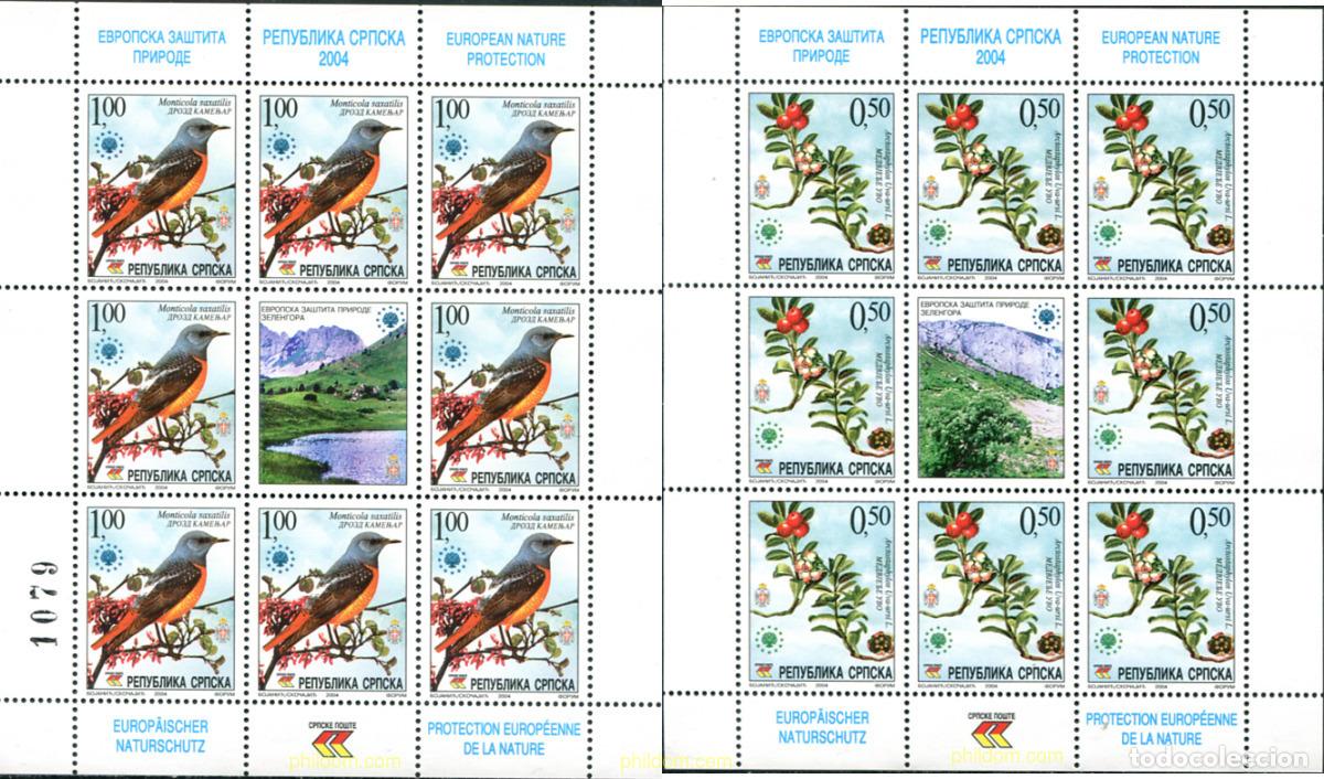 Sellos: 148452 MNH BOSNIA-HERZEGOVINA. Adm Serbia 2004 PROTECCION NATURALEZA