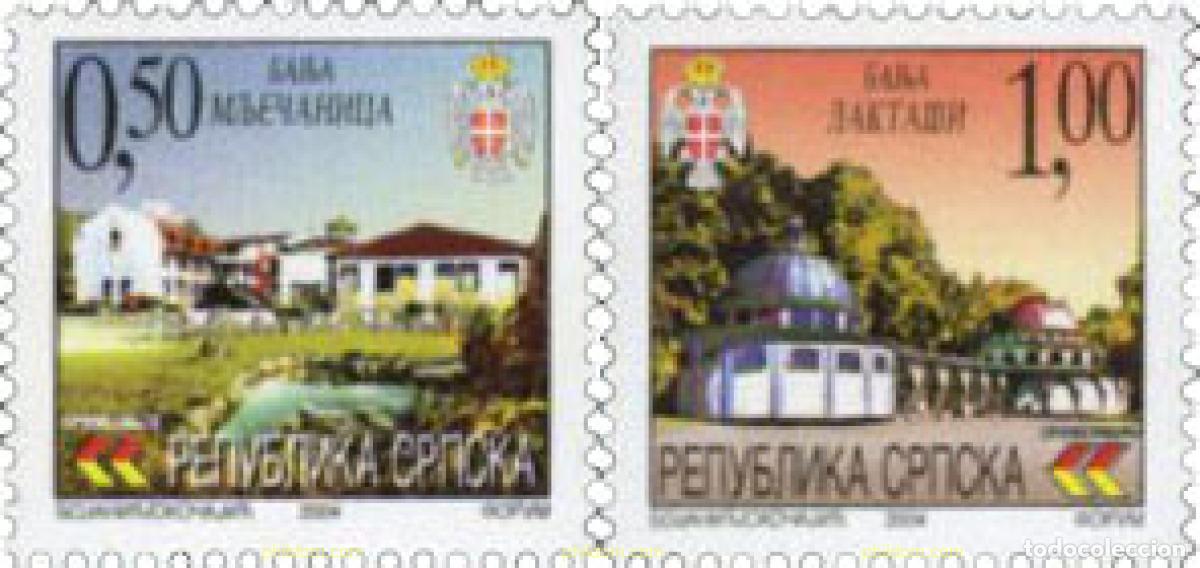 Sellos: 166240 MNH BOSNIA-HERZEGOVINA. Adm Serbia 2004 EDIFICIOS