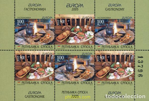 Sellos: 243065 MNH BOSNIA-HERZEGOVINA. Adm Serbia 2005 EUROPA CEPT 2005 - GASTRONOMIA