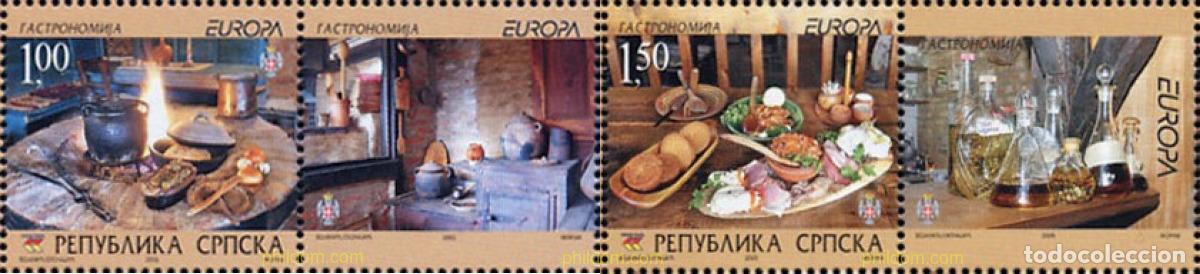 Sellos: 794514 MNH BOSNIA-HERZEGOVINA. Adm Serbia 2005 EUROPA CEPT 2005 - GASTRONOMIA