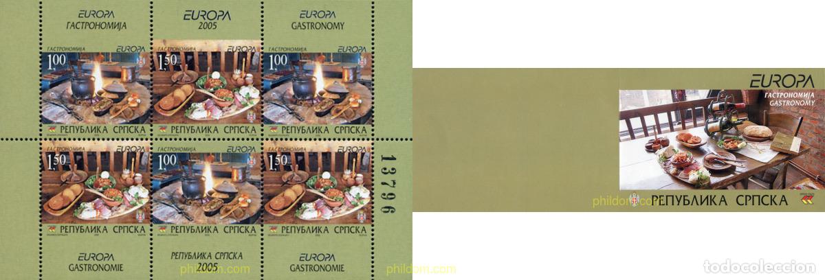 Sellos: 170324 MNH BOSNIA-HERZEGOVINA. Adm Serbia 2005 EUROPA CEPT 2005 - GASTRONOMIA