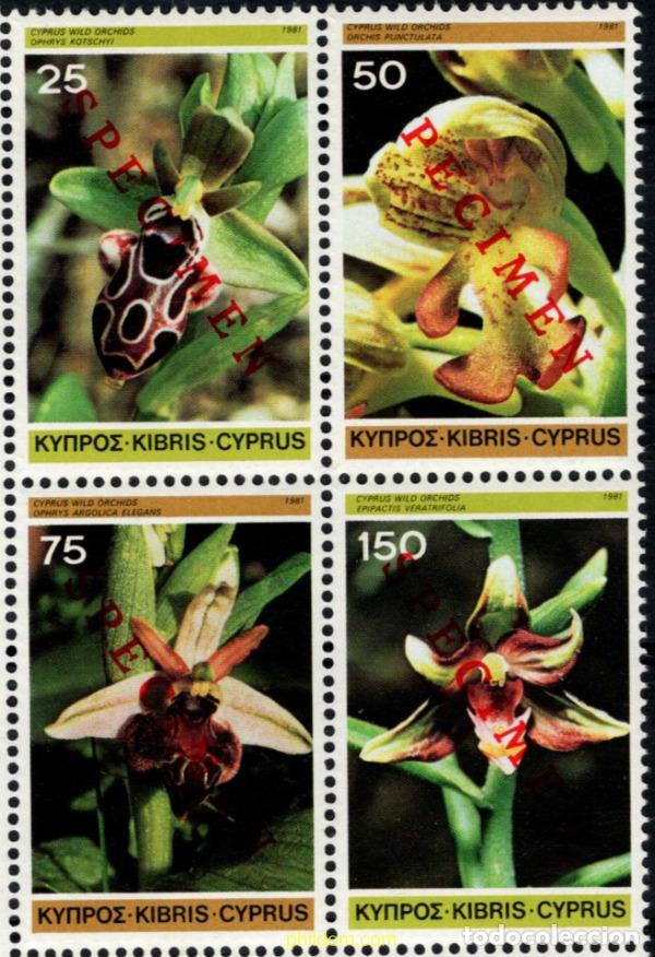 Sellos: 794564 MNH CHIPRE 1981 ORQUIDEAS SILVESTRES