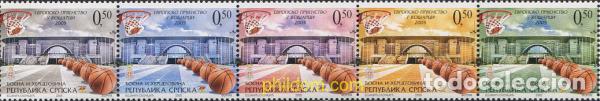 Sellos: 238743 MNH BOSNIA-HERZEGOVINA. Adm Serbia 2005 BALONCESTO