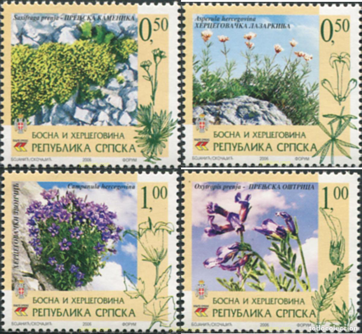 Sellos: 197570 MNH BOSNIA-HERZEGOVINA. Adm Serbia 2006 FLORA