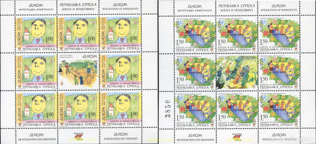 Sellos: 243035 MNH BOSNIA-HERZEGOVINA. Adm Serbia 2006 EUROPA CEPT. LA INTEGRACION DE LOS INMIGRANTES SEGUN