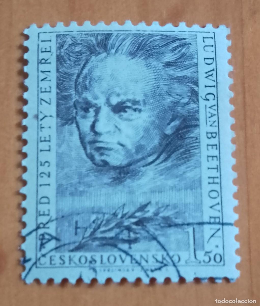 Sellos: CHECOSLOVAQUIA - V/F 1,50 - LUDWIG VAN BEETHOVEN