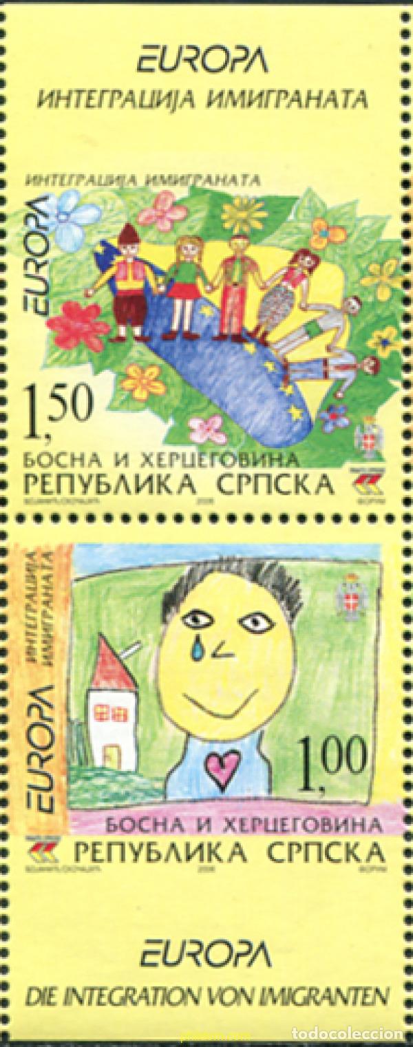 Sellos: 794588 MNH BOSNIA-HERZEGOVINA. Adm Serbia 2006 EUROPA CEPT. LA INTEGRACION DE LOS INMIGRANTES SEGUN