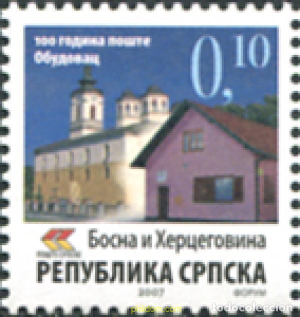 Sellos: 301354 MNH BOSNIA-HERZEGOVINA. Adm Serbia 2007 EDIFICIO