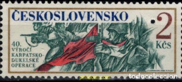 Sellos: 794622 MNH CHECOSLOVAQUIA 1984 40 ANIVERSARIO DE LA BATALLA DE DUKLA