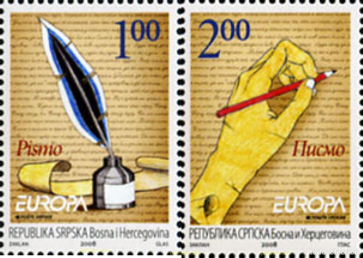 Sellos: 215101 MNH BOSNIA-HERZEGOVINA. Adm Serbia 2008 EUROPA CEPT 2008 - CARTAS