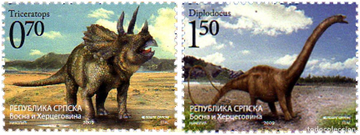 Sellos: 235603 MNH BOSNIA-HERZEGOVINA. Adm Serbia 2009 FAUNA PREHISTORICA