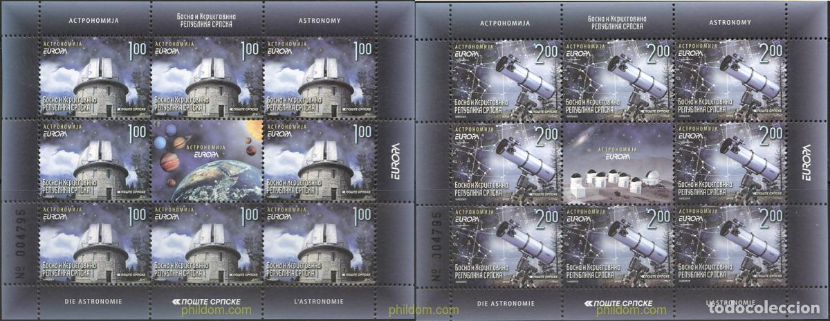 Sellos: 226650 MNH BOSNIA-HERZEGOVINA. Adm Serbia 2009 EUROPA CEPT 2009 - ASTRONOMIA