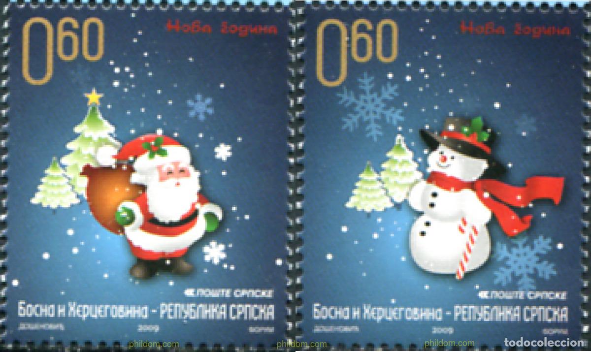 Sellos: 301358 MNH BOSNIA-HERZEGOVINA. Adm Serbia 2009 NAVIDAD