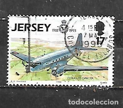 Sellos: 1993: 75 Aniversario de la Royal Air Force - Douglas DC-3 Dakota (usado)