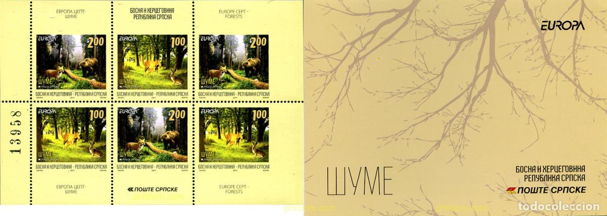 Sellos: 264023 MNH BOSNIA-HERZEGOVINA. Adm Serbia 2011 EUROPA CEPT 2011 - A&Ntilde;O INTERNACIONAL DE LOS BOSQUES