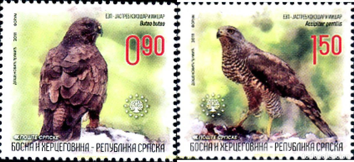 Sellos: 270323 MNH BOSNIA-HERZEGOVINA. Adm Serbia 2011 PROTECCI&Oacute;N DE LA NATURALEZA EUROPEA 2011