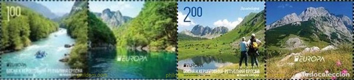 Sellos: 794866 MNH BOSNIA-HERZEGOVINA. Adm Serbia 2012 EUROPA CEPT 2012 - TURISMO