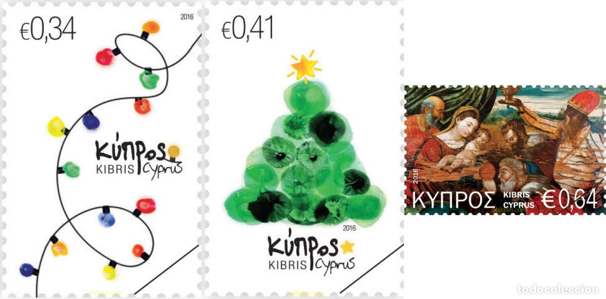 Sellos: 590706 MNH CHIPRE 2016 NAVIDAD