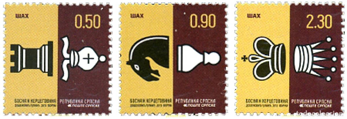 Sellos: 299672 MNH BOSNIA-HERZEGOVINA. Adm Serbia 2013 AJEDREZ